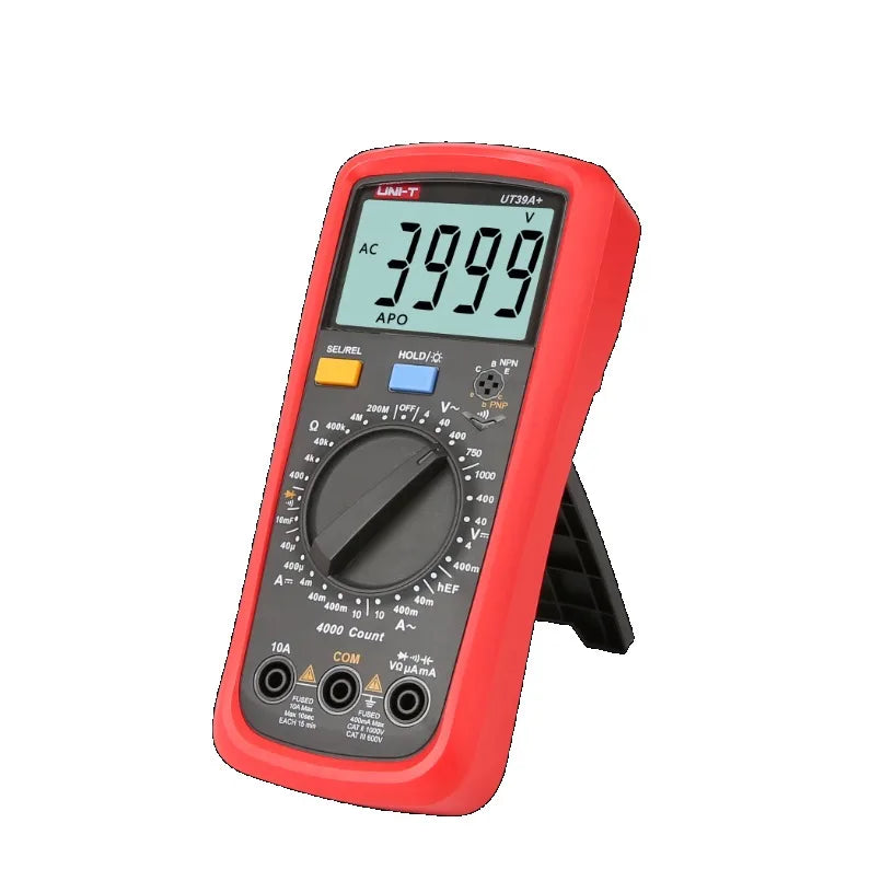 UNI-T UT39A+ Voltage Tester Current Resistance Capacitance Meter Multimeter Digital LCD Backlight Ohm Tester Count 3999 lexso