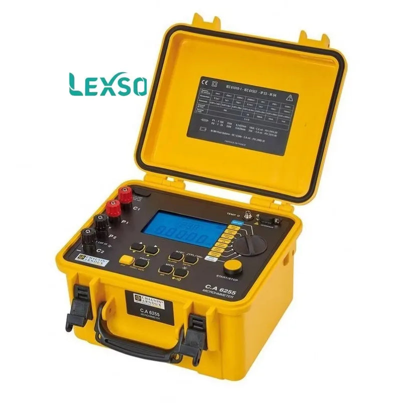 Chauvin Arnoux Ca 6255 Electronic Micro-Ohmmeter     lexso