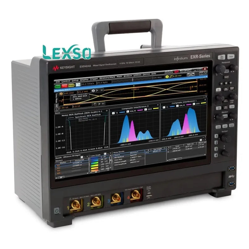 Keysight EXR404A  EXR Series Oscilloscope 4 GHz 4 Channels Maximum Memory Depth1.6 Gpts Maximum Sampling Rate16 GSa/sec lexso