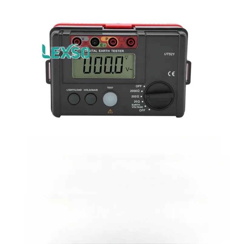 UNI-T UT521 UT522 Digital Earth Ground Tester Kit Electronic Ohmmeter for Ground Insulation Testing     lexso