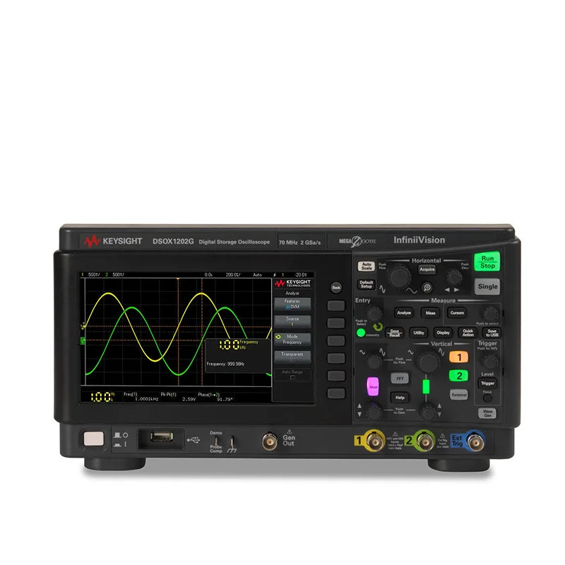 Keysight Dsox1202G 2-Channel Oscilloscope with Integrated Waveform Generator