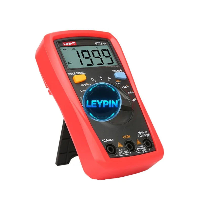 UNI-T Digital Multimeter UT33A+ Auto Range Voltage Current Resistance Measure LCD AC DC +2mF Capacitance NCV Tester  lexso