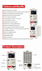 UNI-T Electronic Load Programmable UTL8211+ 150V 40A 400W Digital DC Load Battery Tester Power Supply Current Test lexso