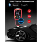 UNI-T UT343E Digital Car Paint Thickness Gauge 2000 Coating Meter Paint Tester with for Bluetooth Flashlight     lexso