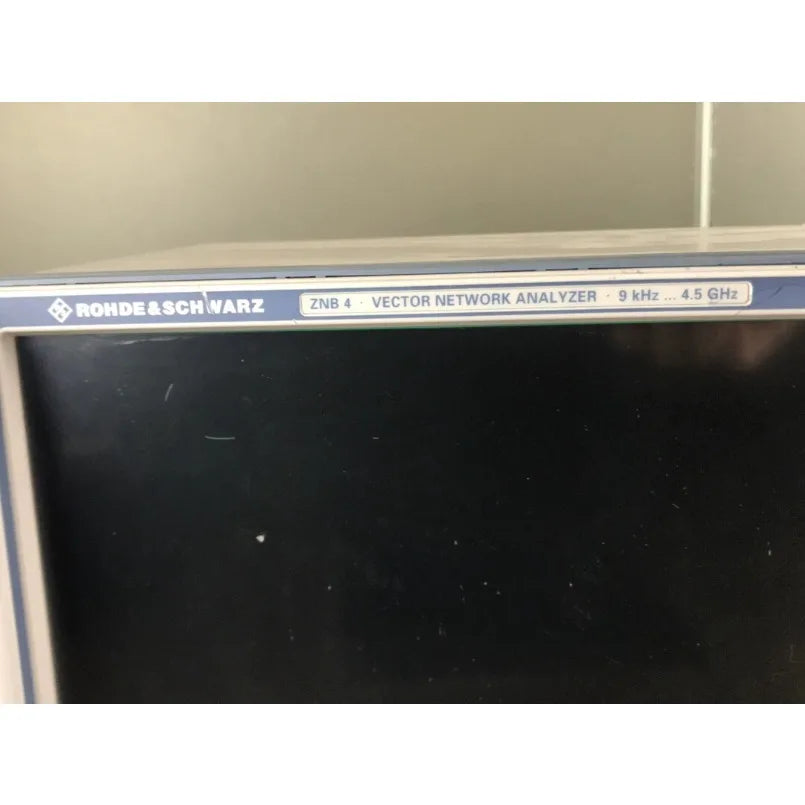 Rohde and Schwarz ZNB4 Vector Network Analyzer, 2 ports, 9kHz - 4.5GHz, N(f) connectors     ytdi