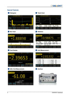 Siglent SDM3055-SC Digits Dual-Display Digital Multimeters 5 1/2 AC / DC / Measure    ytdi
