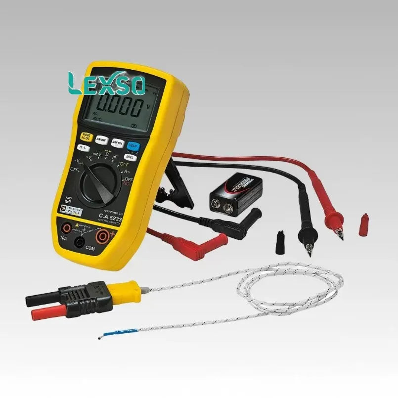 Chauvin Arnoux 5233 Digital Multimeter with Fixing Kit 6.000 Pt TRMS   ytdi