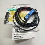 Optical Fiber Sensor Optical Fiber Amplifier Cable Type NPN FS2-60 with High Quality New lexso
