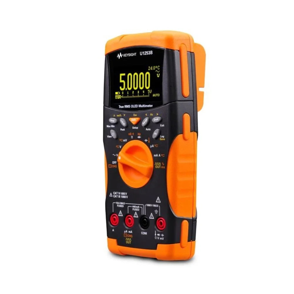 Keysight Technologies U1253B Handheld Digital Multimeter True RMS 10A AC/DC Max 1000V AC Max 1 Year Warranty   ytdi