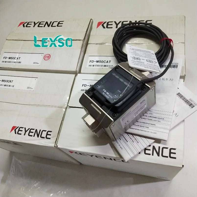 Keyence FD-M100AT Vertical Mount NPN Output Electromagnetic Flow Sensor for 100L/min Water & Non-Corrosive Fluid lexso