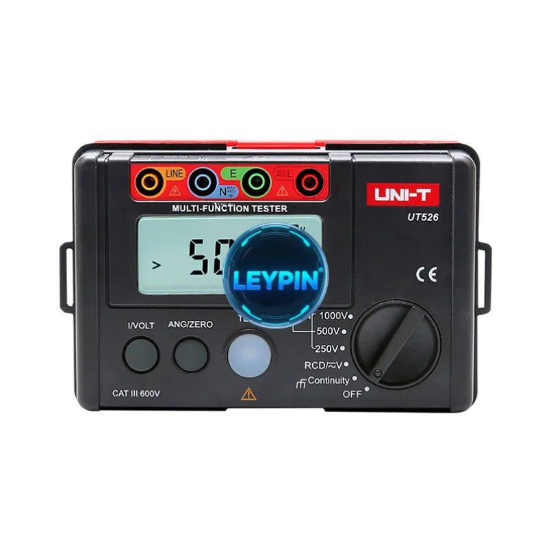 UNI-T UT526 1KV Multifunction Electrical Meter Insulation Resistance RCD Status Low Resistance Continuity 5     lexso