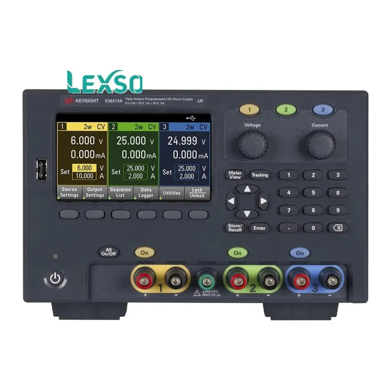 Keysight E36313A 160W Triple Output Power Supply 6V/10A 25V/2A 25V/2A   ytdi