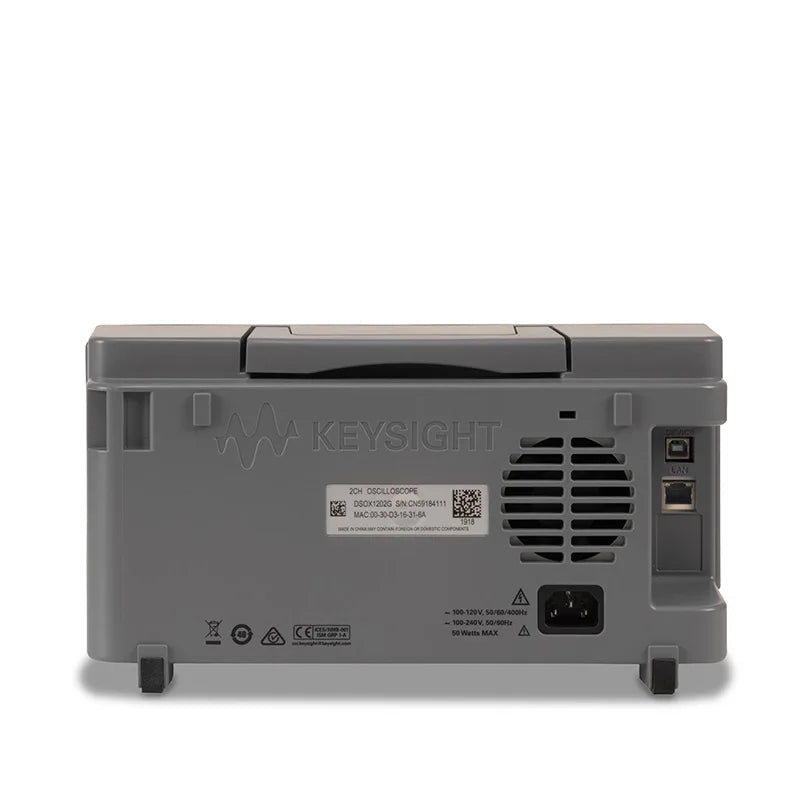 Keysight DSOX1202G 2-Channel Digital Oscilloscope with Built-In Waveform Generator 8-Bit Resolution 2 GSa/s Sample Rate   ytdi