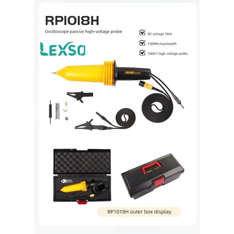 Rigol The High-voltage Probe Of The Oscilloscope, Model RP1010H/1018H/1300H Has Voltages Of 2kv/10kv/18kv  lexso