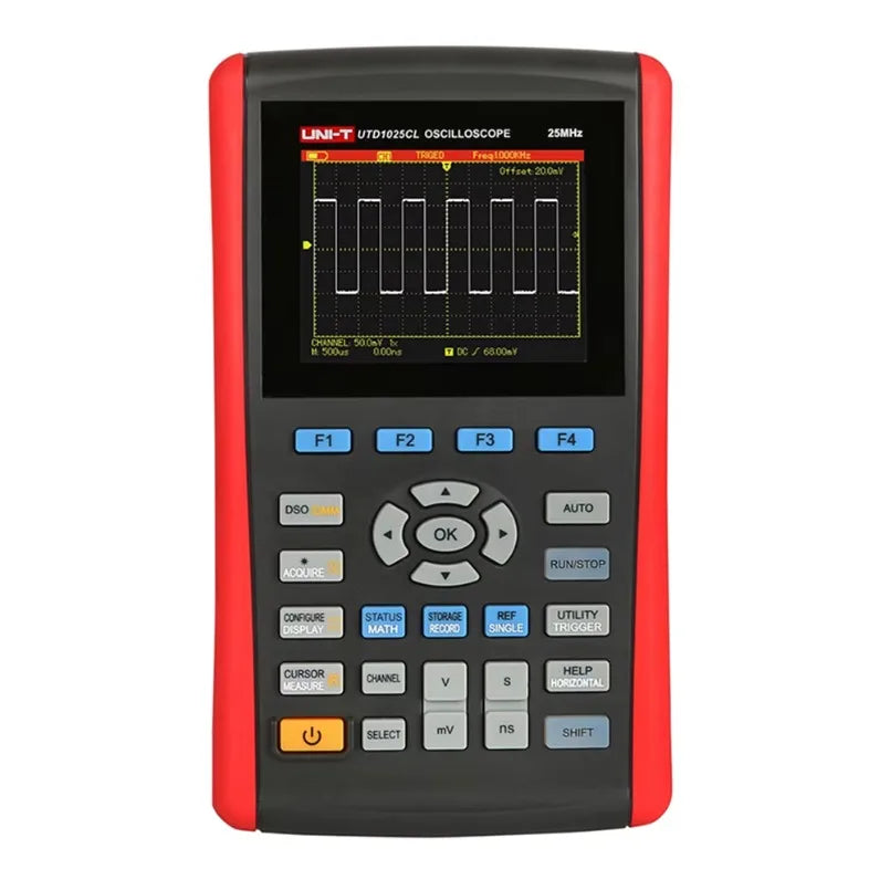 Uni-T Utd1025Cl Professional Handheld Precision Digital Storage Oscilloscope 25Mhz Storage Portable Oscilloscope Multimeter lexso