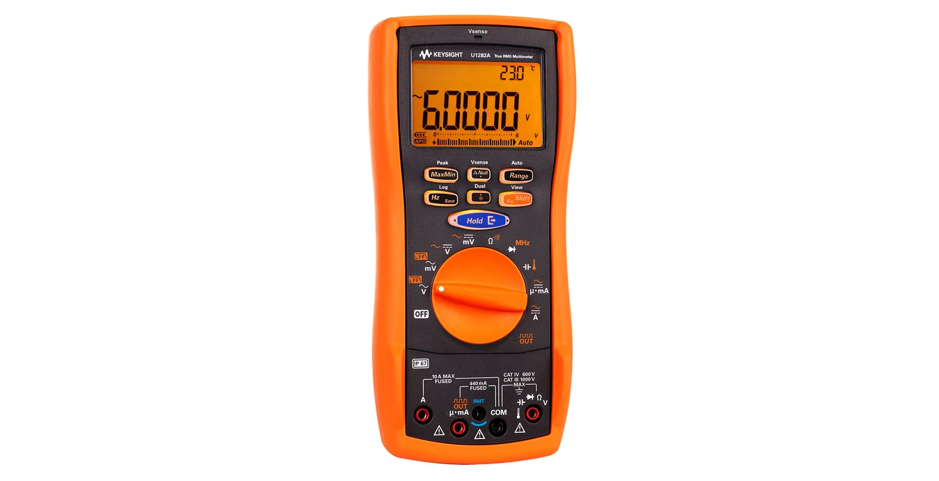 Keysight TTLTES U1282A 41/2 Digit Handheld Digital Multimeter IP67 Waterproof Multimeters