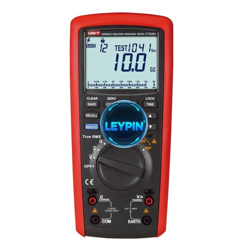UNI-T UT505A Handheld True RMS Insulation Resistance Tester UT505B Digital Multimeter Measure Insulation Resistance PI DAR  ytdi