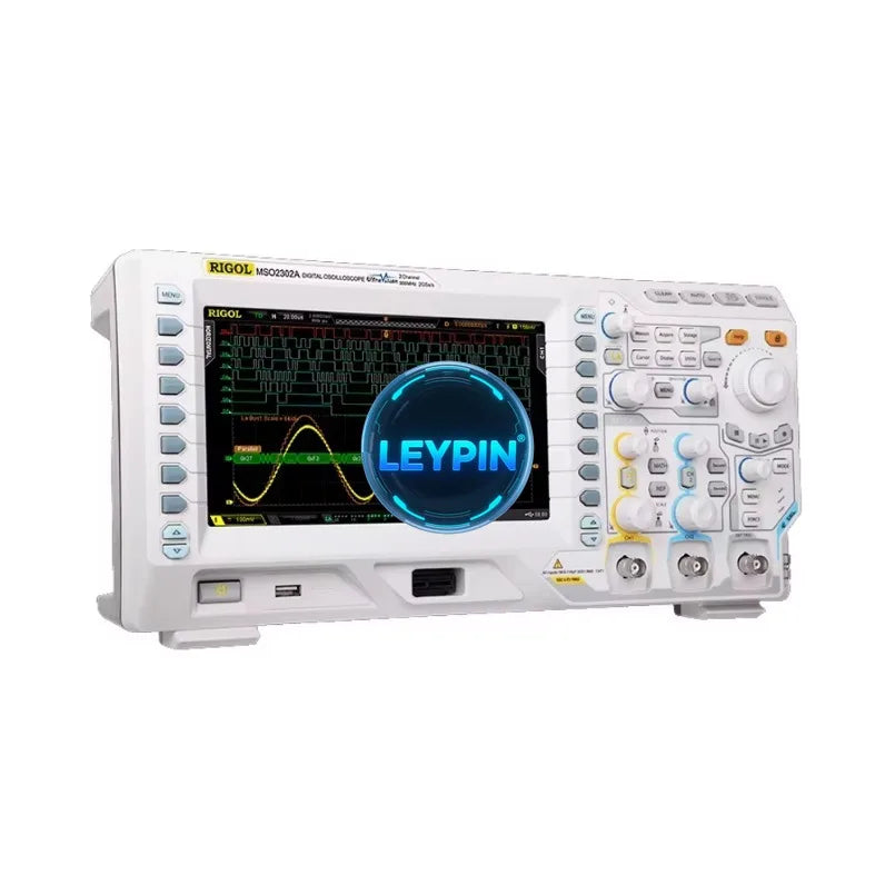RIGOL MSO2302A 300MHz Mixed Signal Oscilloscope 2 Channels 2GSa/s 56Mpts Memory Depth 16 Digital Channels       lexso