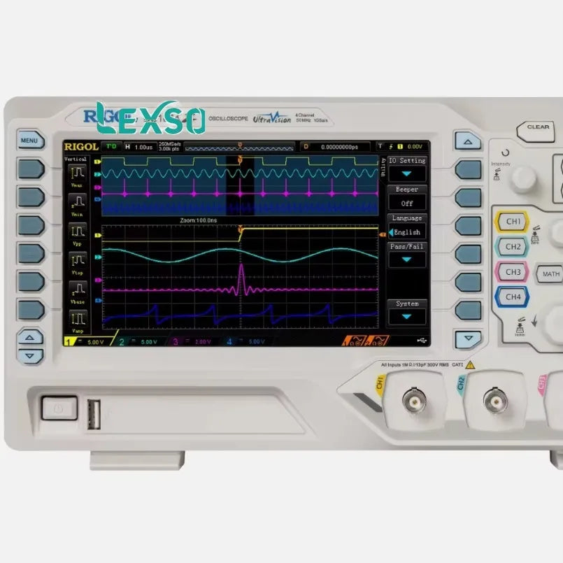 RIGOL DS-1054Z 4CH Digital Oscilloscope 50 MHz 1GSa/s Mixed Signal Analysis Capability lexso