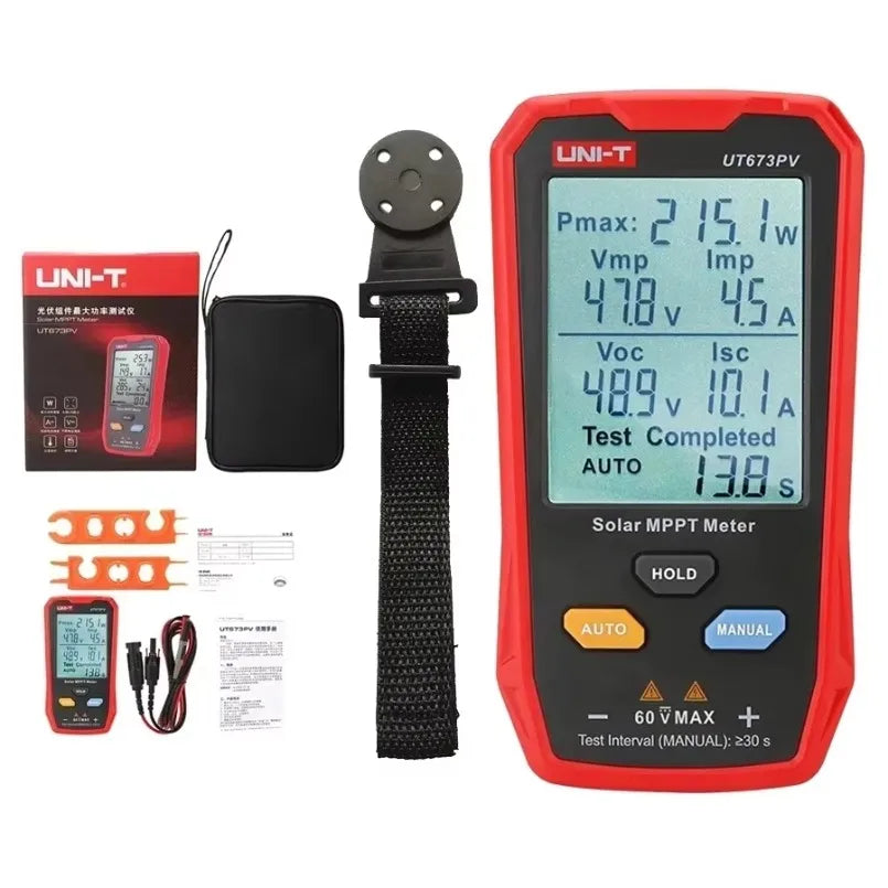 UNI-T UT673PV with Magnetic Strap Solar MPPT Meter Solar Panels Testing for Rapid Diagnosis Photovoltaic Module Failure Solar lexso