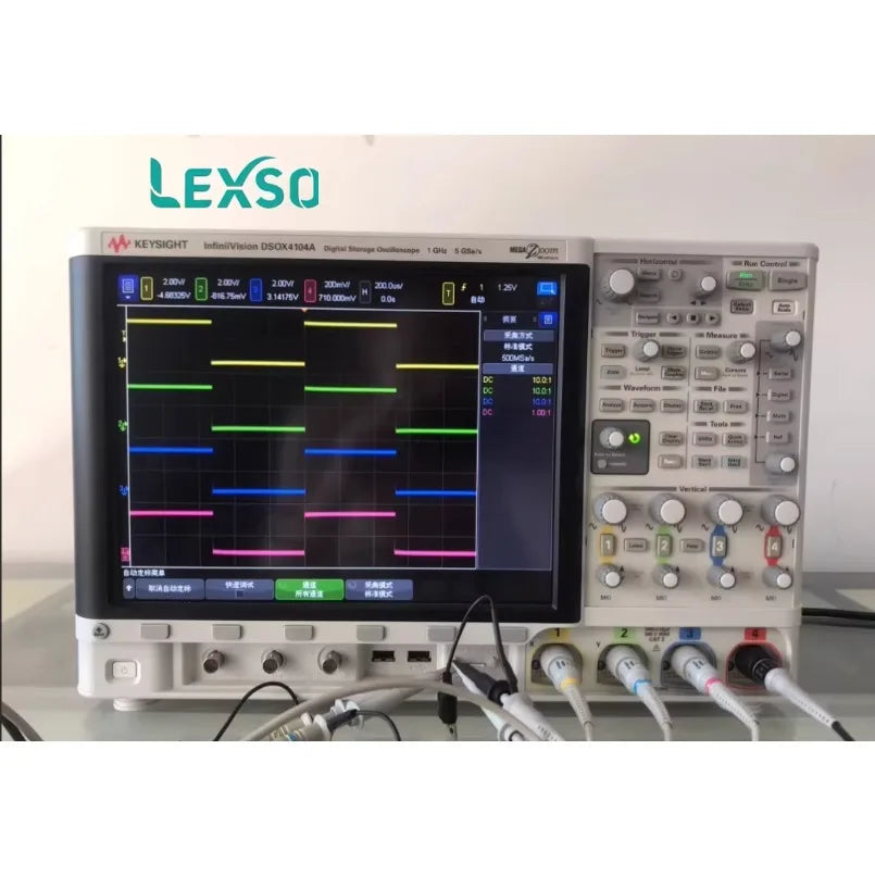 Keysight DSOX4104A Portable 1GHz 4-Channel Oscilloscope 100MHz Bandwidth 5 GSa/s Sample Rate  Oscilloscope Probe  lexso
