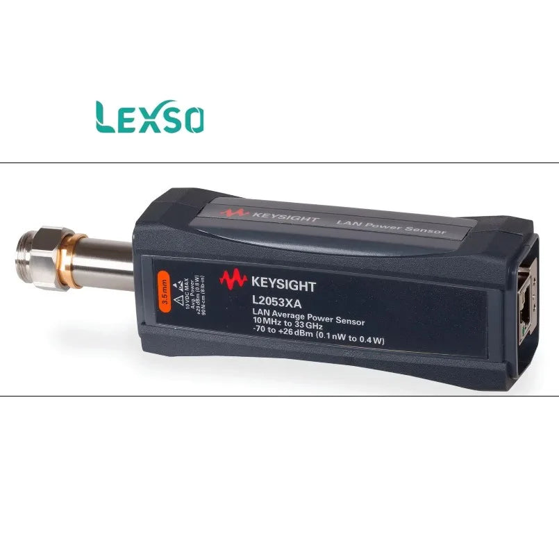 Keysight L2053XA 3.5mm/10MHz to 33GHz/50000 Readings/sec/-70 to +26 DBm LAN Wide Dynamic Range Average Power Sensor lexso