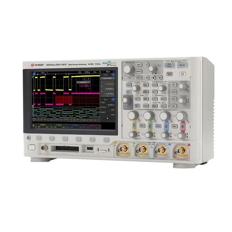 Keysight InfiniiVision 3000T X Series MSOX3024T Mixed Signal Oscilloscope, 200 MHz, 4 Analog Plus 16 Digital Channels