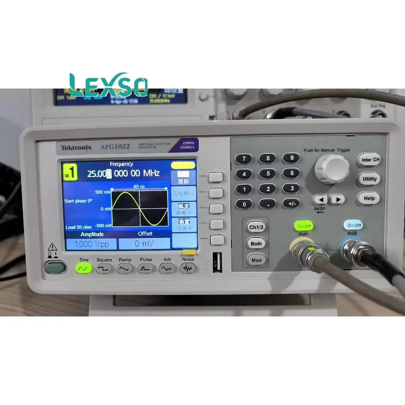 Tektronix AFG1022  Arbitrary/Function Generator with 3.9 Inch Color TFT LCD Display lexso    ytdi