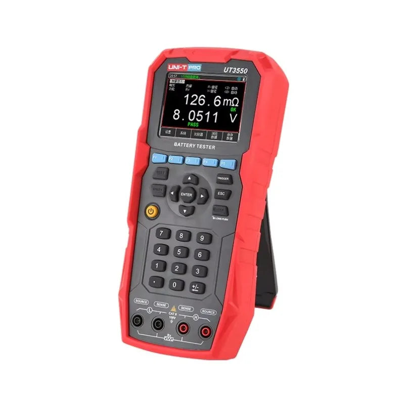 UNI-T UT3550 Battery Internal Resistance Tester 12V 24V DC Charger Analyzer UT673A Capacity Load Tester Cranking System Test lexso