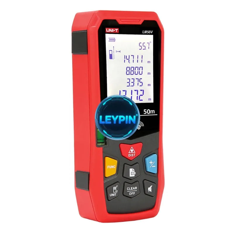 UNI-T LM50V USB Charging Interface 50M Digital Laser Distance Meter Laser Range Finder     lexso