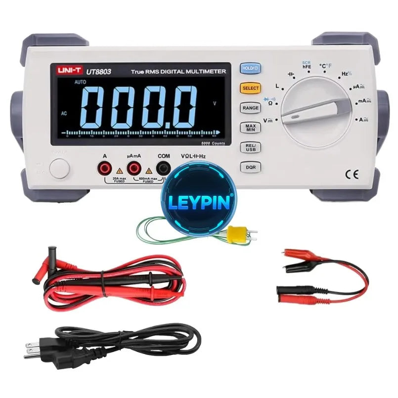 UNI-T UT8803E Digital Multimeter 200000 Count 100kHz Frequency Response 5K Rdgs/s Fastest Test Rate for Quick Readings   lexso