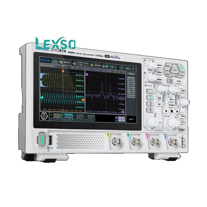 Rigol DHO812 100MHZ Digital Oscilloscope 12-bit High-resolution Display 2 Channels 1.25GSa/s Sampling Rate lexso