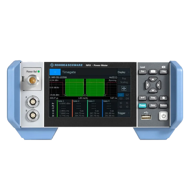 Rohde & Schwarz NRX Power Meter Flexible Interface Connection Electronic Measuring Instrument with Durable Metal Material
