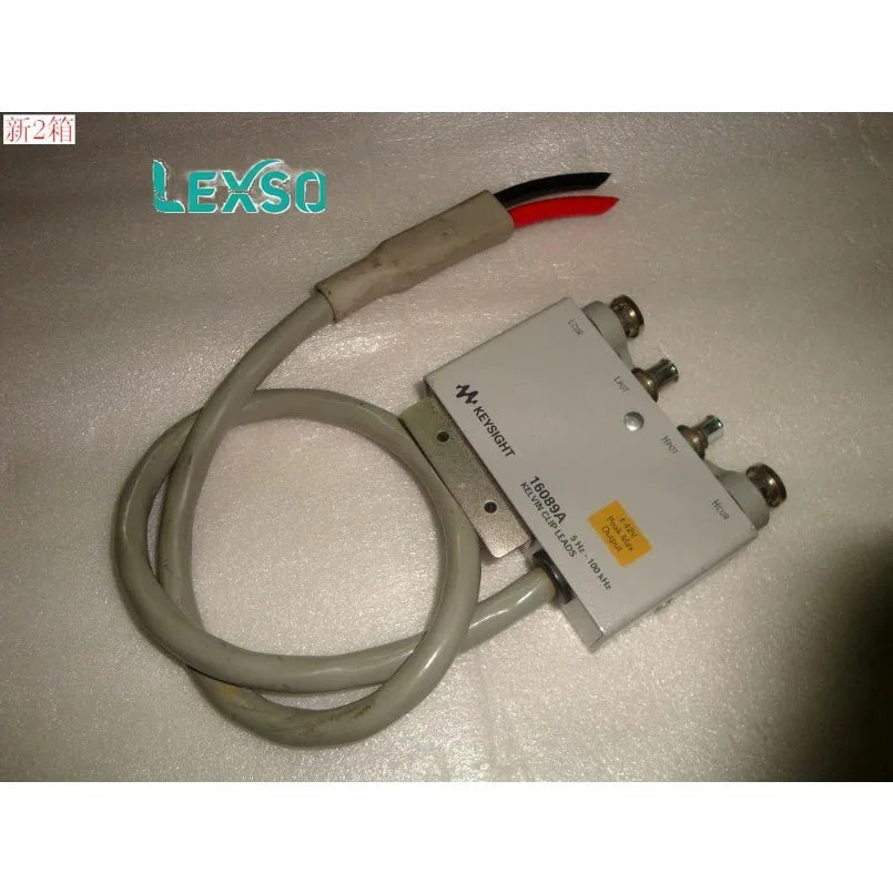 Keysight 16089A Large Kelvin Clip Lead Frequency: 5Hz to 100kHz DC Bias: -42V to +42V 15mm    lexso
