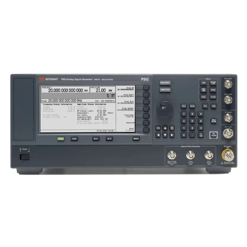 Keysight E8257D PSG Microwave Analog Signal Generator 100 KHz-67 GHz Low Phase Noise High Output RF & Microwave Source   lexso