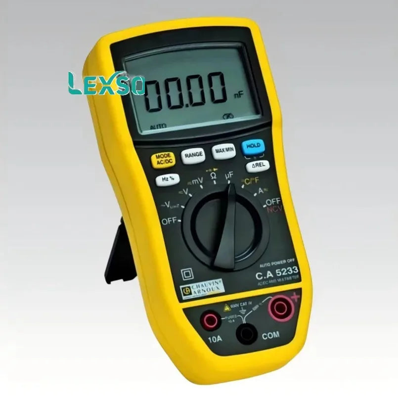 Chauvin Arnoux 5233 Digital Multimeter with Fixing Kit 6.000 Pt TRMS   ytdi