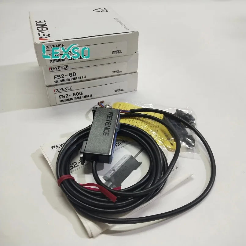 Brand New Keyence FS2-60G Fiber Photoelectric Sensor, Fiber Amplifier, Cable Type, NPN ytdi