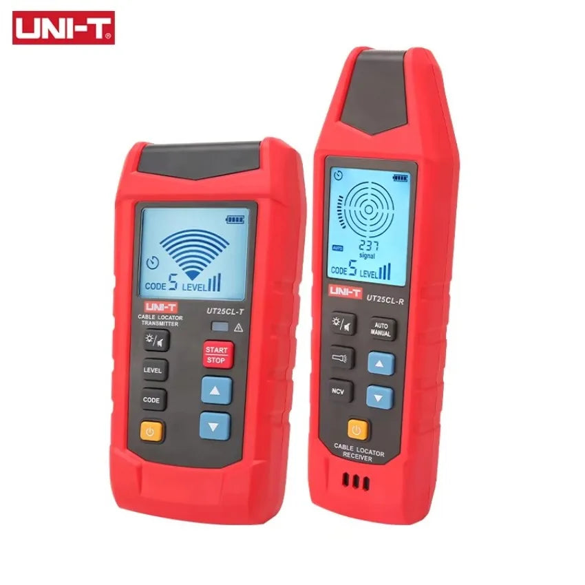 UNI-T UT25CL Handheld Cable Locator Detects Conductors Identifies Interruptions Short Circuits Traces Underground Cables LS    ytdi