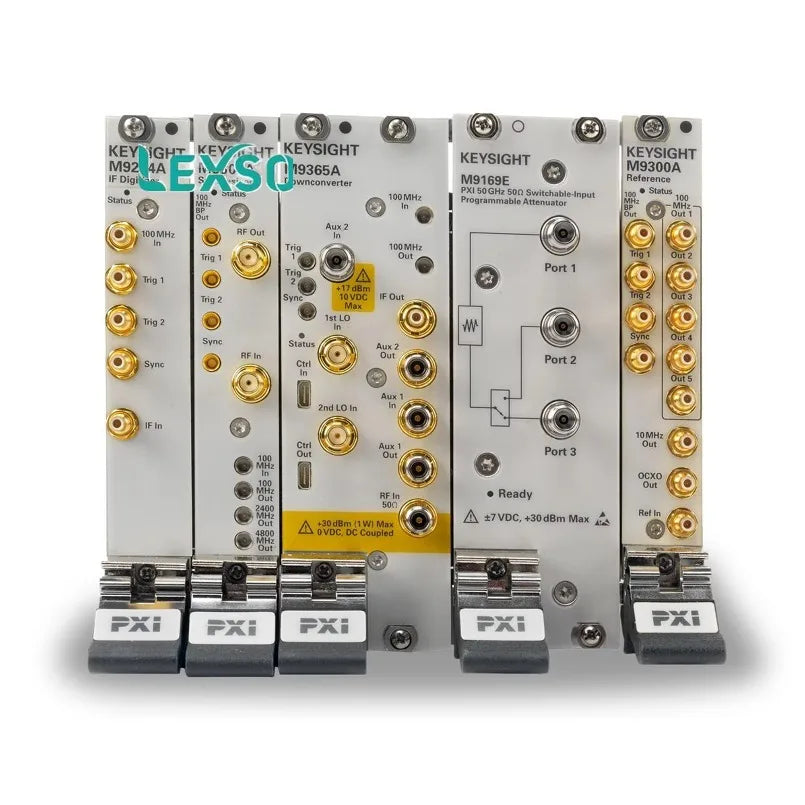 Keysight M9393A PXIe high-performance vector signal analyzer 9 kHz to 27 GHz or 3.6 to 50 GHz lexso