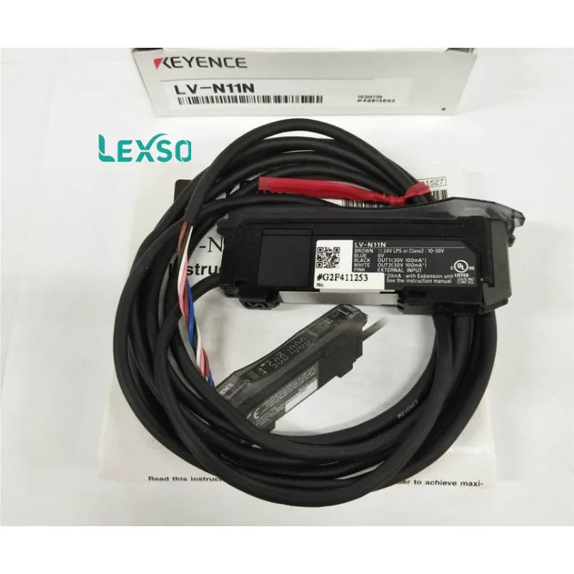 KEYENCE LV-N11N LVN11N DIGITAL LASER SENSOR AMPLIFIER UNIT, CABLE TYPE, PLC NEW lexso