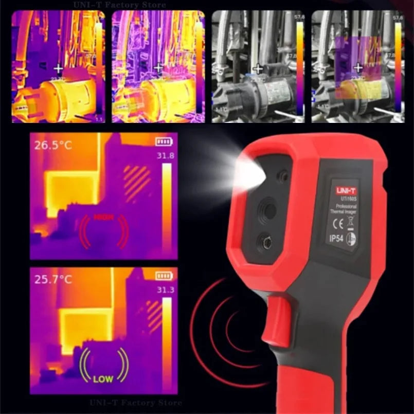 UNI-T UTi160S Thermal Imager Infrared Resolution 160x120 Thermal Imaging with Laser PC Software IR Thermographic Camera lexso