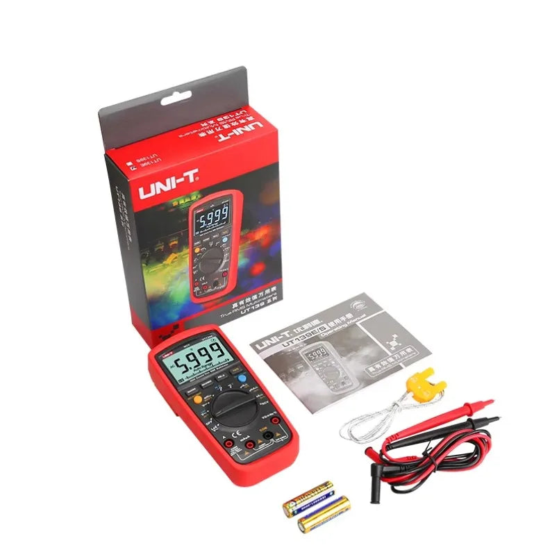 Unit-t Ut139E Test Voltmeter Multifunction Meter 5999 Count Electronic Cell Phone Motherboard Repair AC DC Digital Multimeter lexso