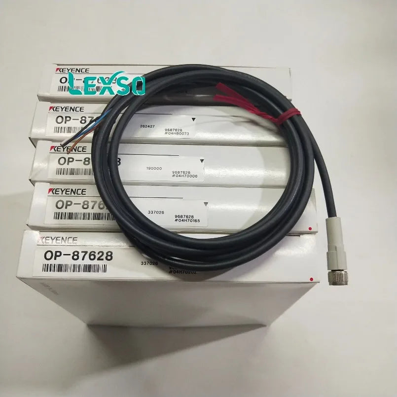 KEYENCE Connector Cable M8 Straight 2m Oil-resistant OP-87628 lexso