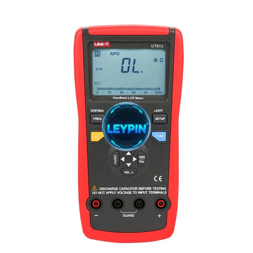 UT612 LCR Digital Bridge Meter Inductance Resistance Capacitance Tester Digital Multimeter      lexso