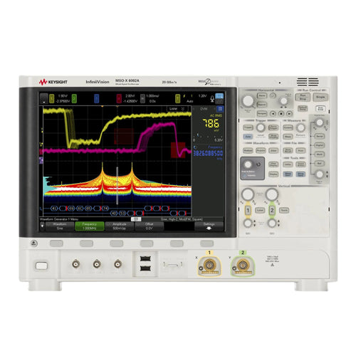 Keysight MSOX6002A Mixed Signal Oscilloscope: 1 GHz - 6 GHz, 2 analog and 16 digital channels