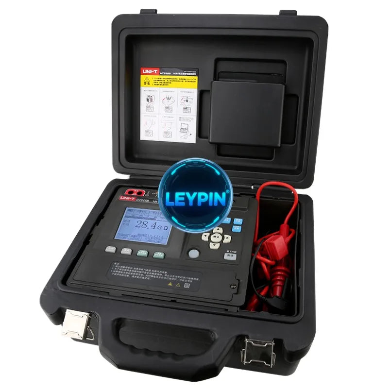 UNI-T UT515B 10KV Insulation Resistance Tester 10T DAR & PI Function 999 Sets Data Storage Lithium Battery     lexso