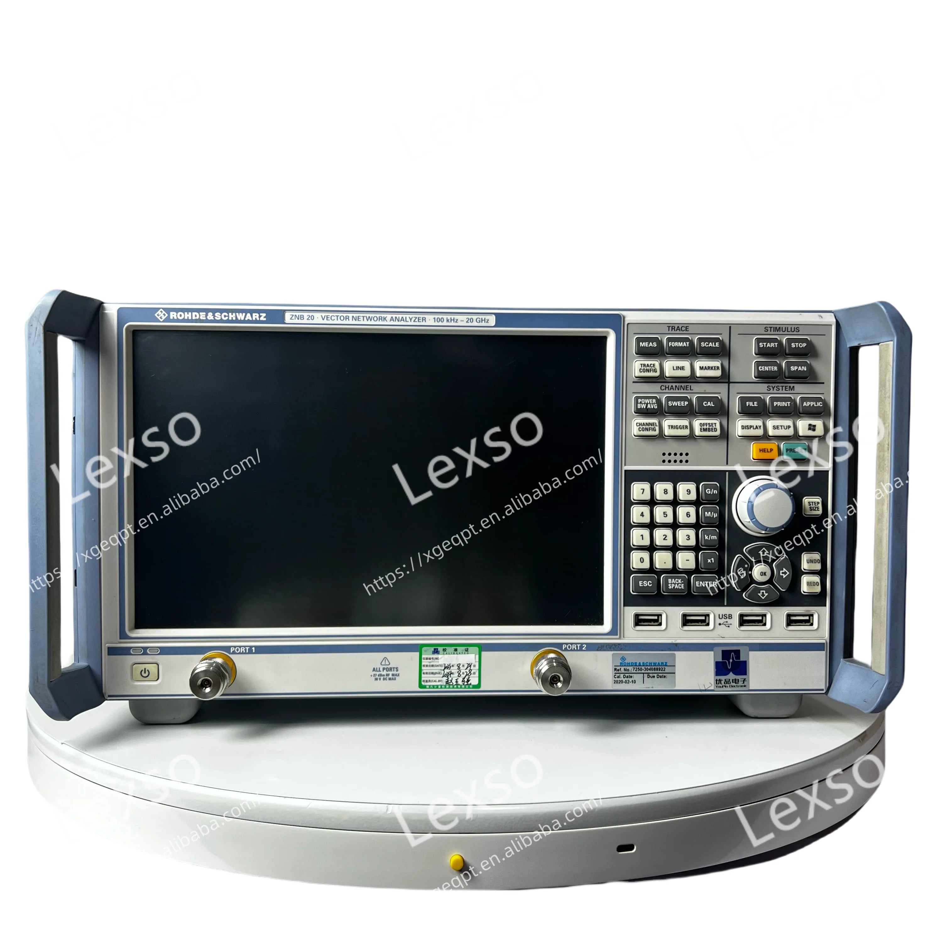 Rohde&Schwarz ZNB Vector Network Analyzer 4 Port 100 KHz to 20 GHz R&S ZNB    ytdi