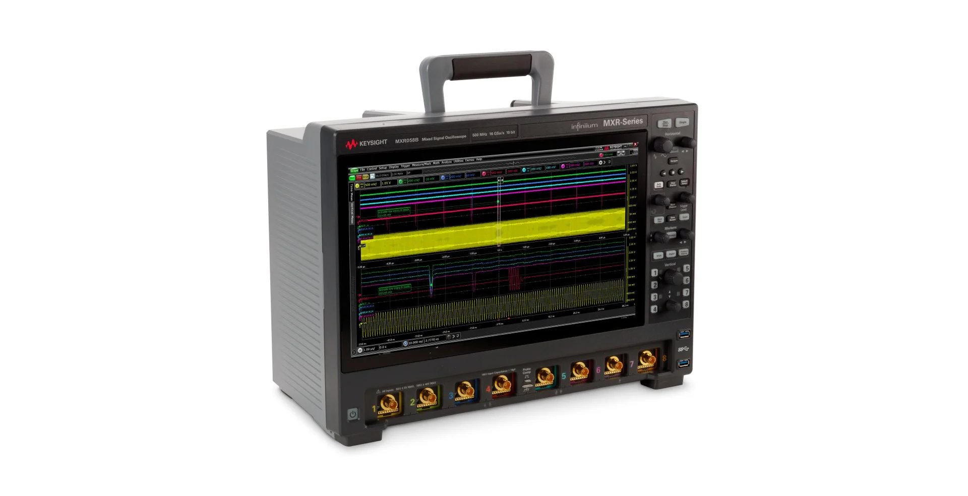 TTLTES keysight MXR058B Infiniium MXR B-Series Oscilloscope: 500 MHz, 8 Channels