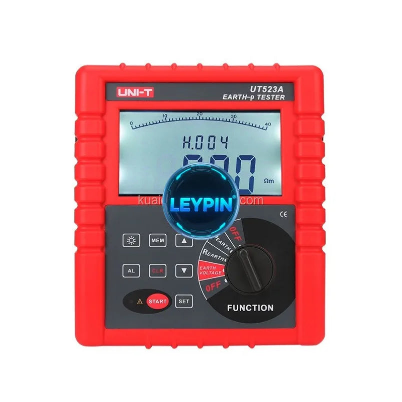 UNI-T UT523A RS232 Digital 2/3/4 Pole Earth Ground Resistance Voltage Soil Resistivity Tester     lexso