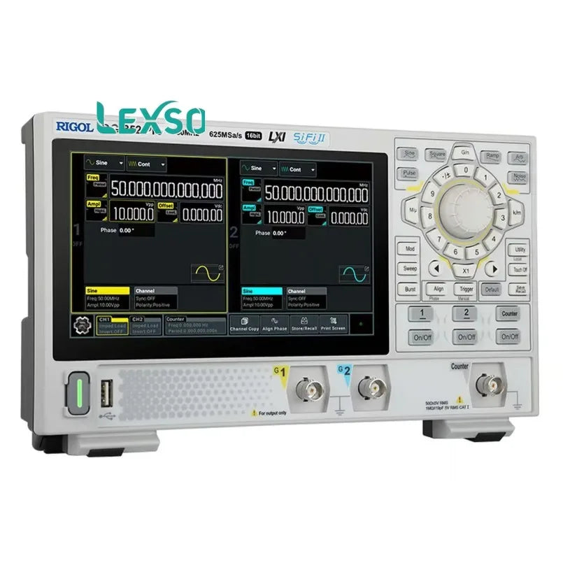 RIGOL DG852 PRO Versatile High-Fidelity Dual-Channel Function / Arbitrary Waveform Generator for Precise Signal Simulation lexso